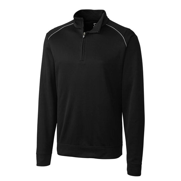 Cutter & Buck Men’s Black Weather Tec Ridge Half Zip