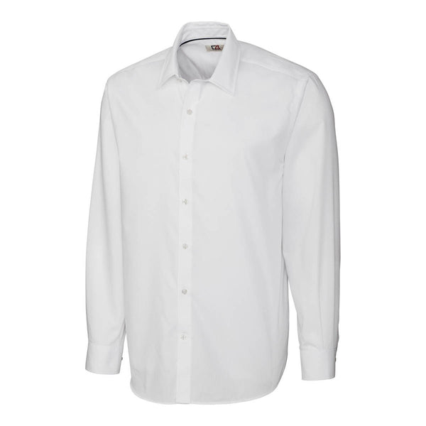 Cutter & Buck Men’s White L/S Epic Easy Care Broken Twill