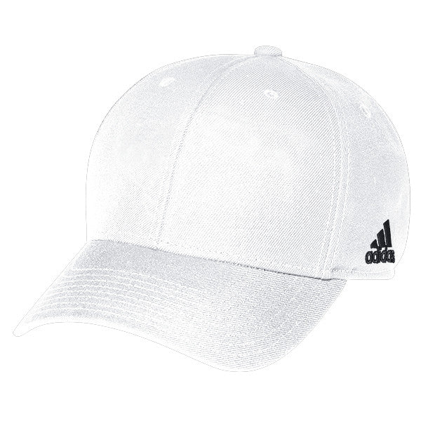 adidas White Structured Adjustable Cap