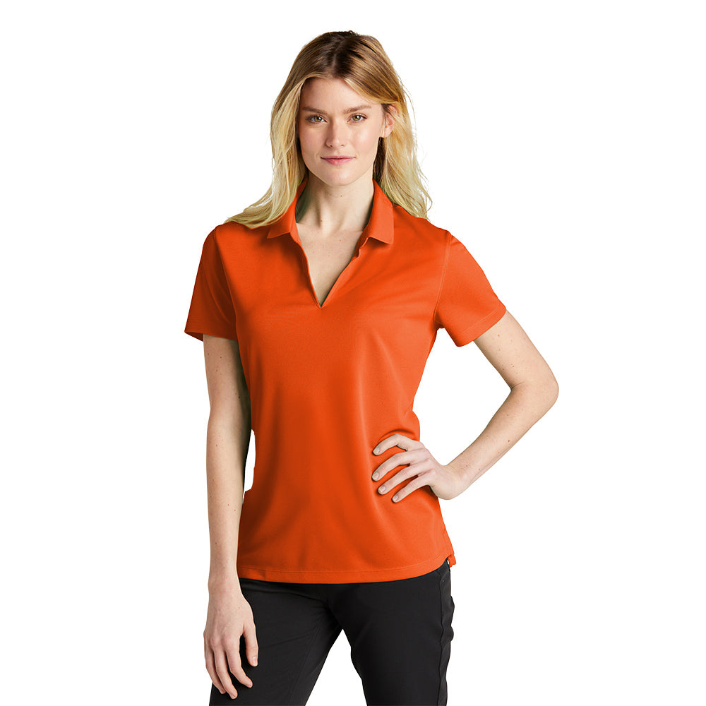 Nike NKDC1991 Ladies Dri-FIT Micro Pique 2.0 Polo – Brilliant Orange