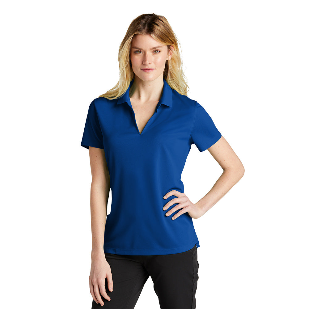 Nike NKDC1991 Ladies Dri-FIT Micro Pique 2.0 Polo – Gym Blue