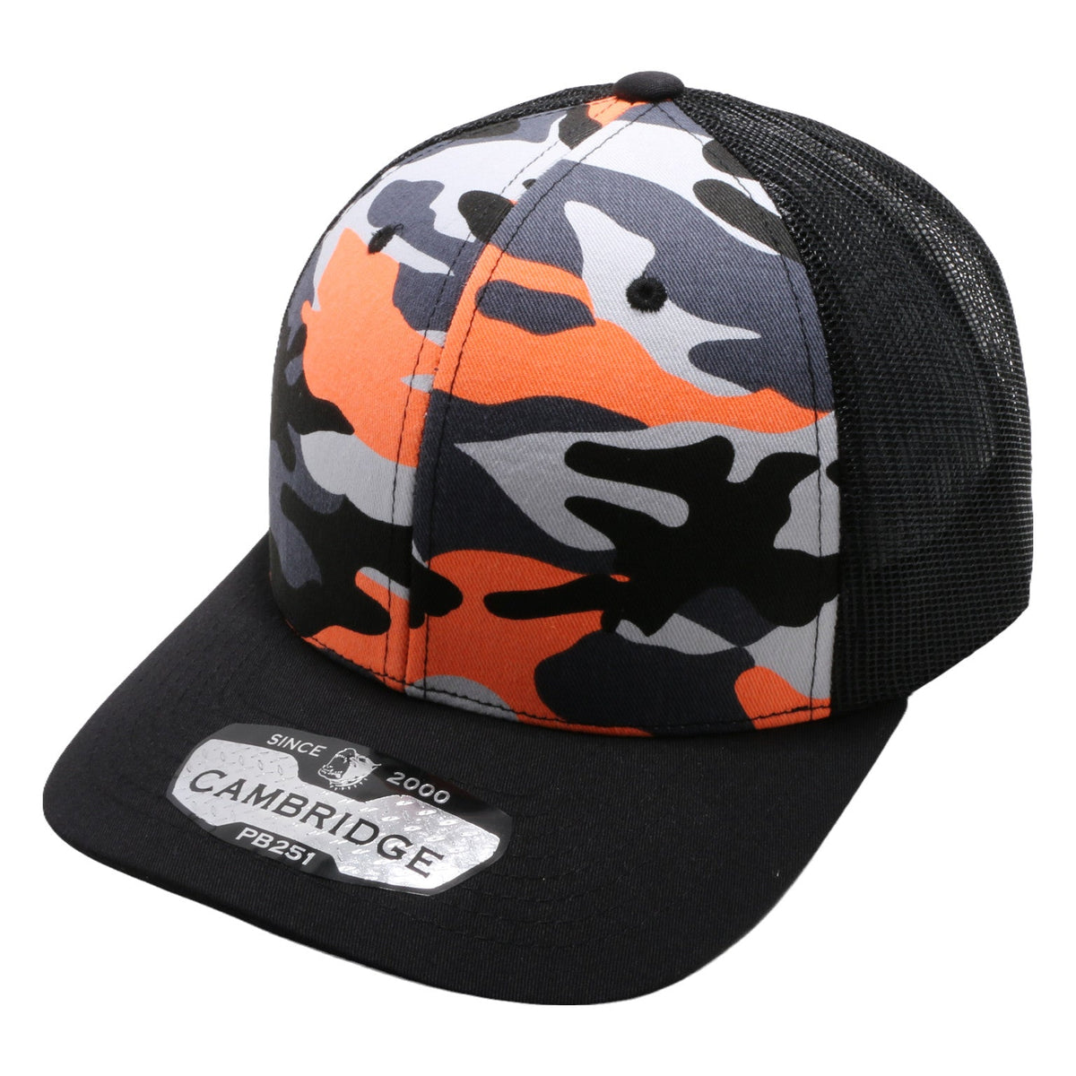 Pit Bull Cambridge PB251 Neon Camo Mesh Trucker Hat