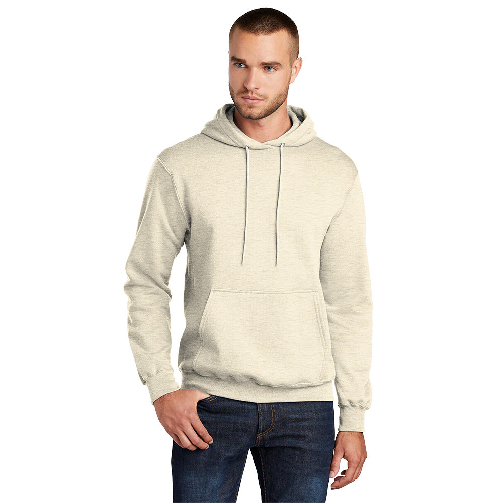 Port & Company PC78H Core Fleece Pullover Hooded Sweatshirt – Oatmeal Heather