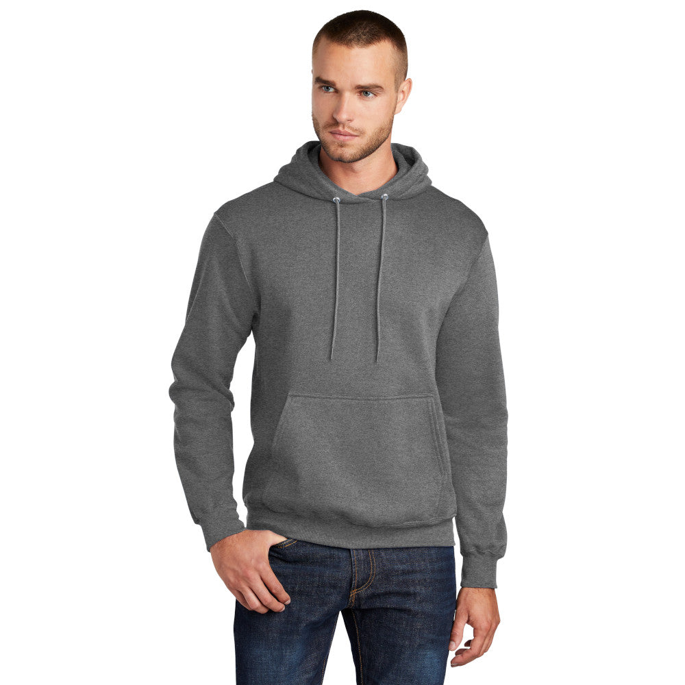 Port & Company PC78H Core Fleece Pullover Hooded Sweatshirt – Graphite Heather