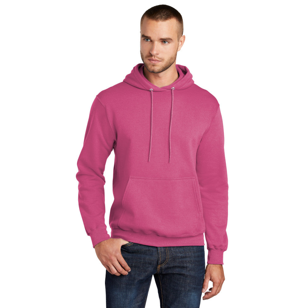 Port & Company PC78H Core Fleece Pullover Hooded Sweatshirt – Sangria