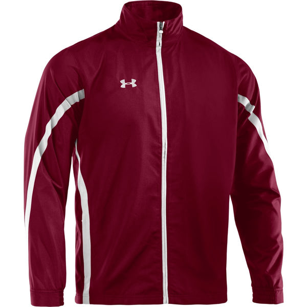 Under Armour Men’s Maroon/White Essential Woven Jacket