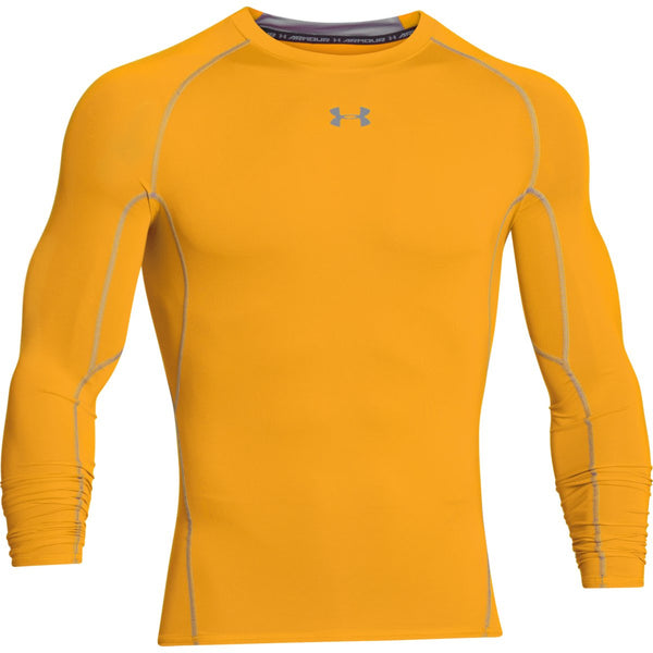 Under Armour Men’s Gold HeatGear Armour L/S Compression Shirt