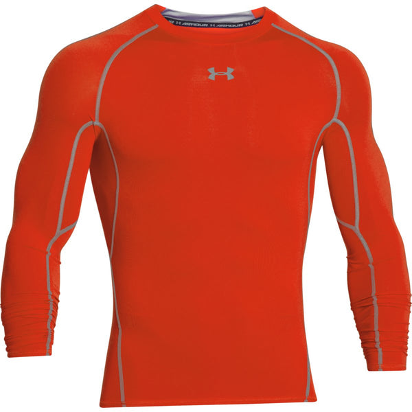 Under Armour Men’s Orange HeatGear Armour L/S Compression Shirt