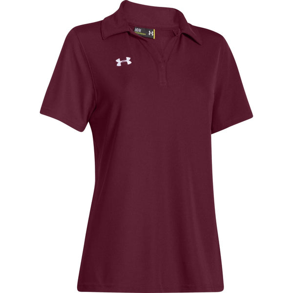 Under Armour Women’s Maroon Performance Team Polo