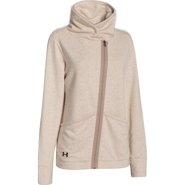 Under Armour Women’s Oatmeal Heather Wrap Up Full Zip