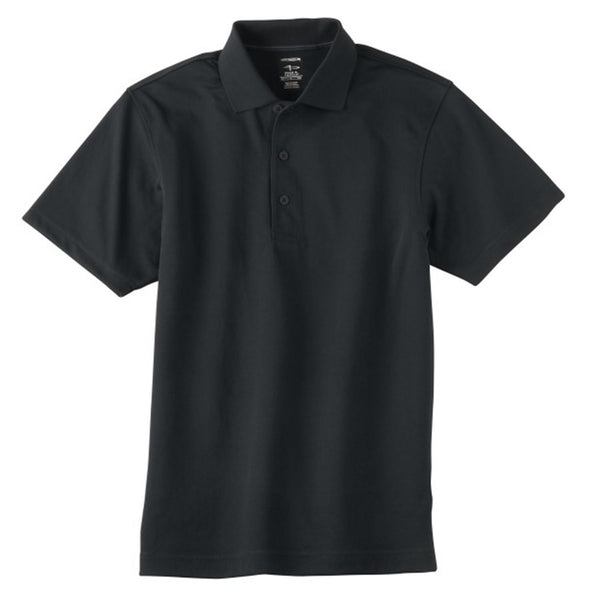 Page and Tuttle Men’s Black Pique Polo