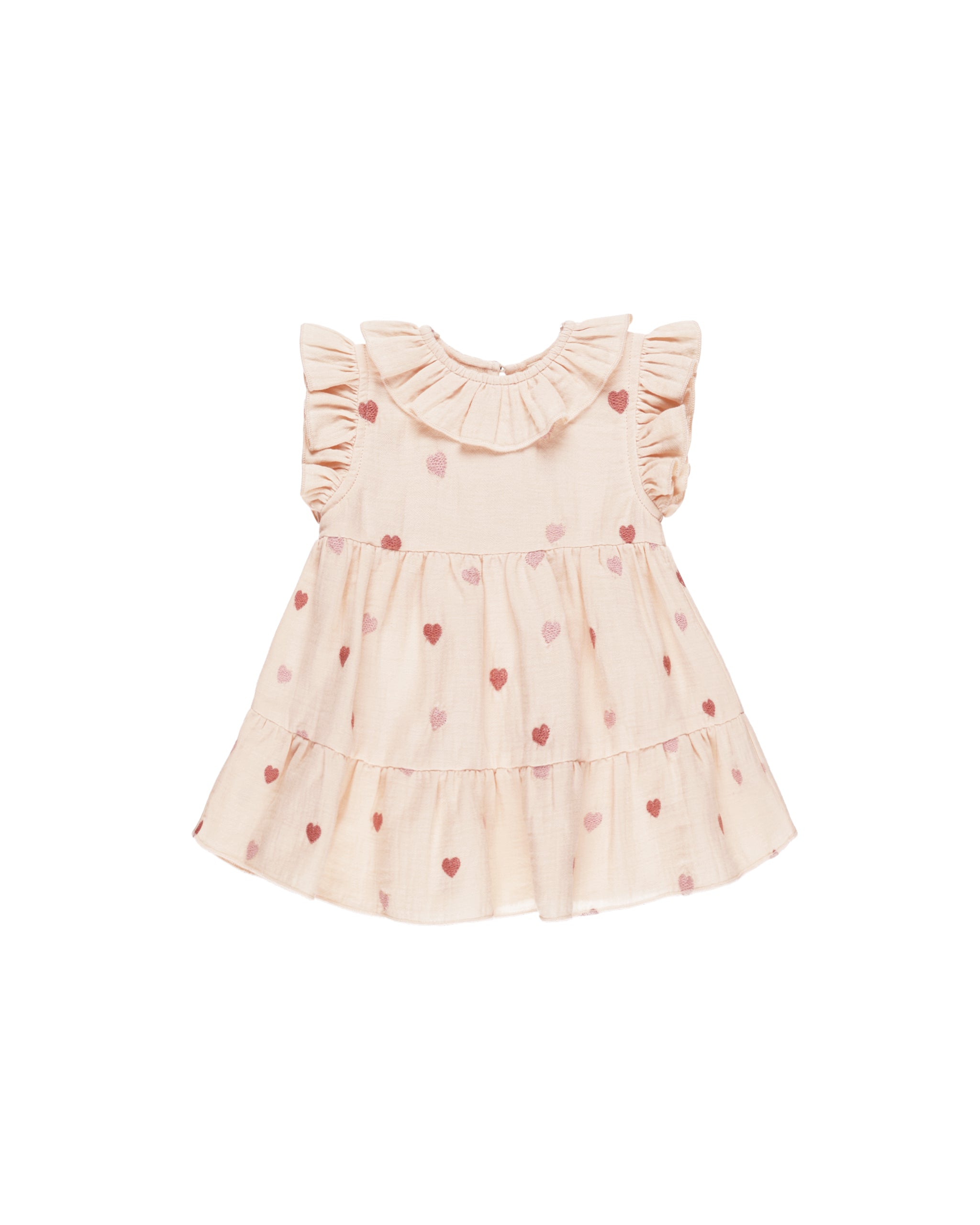 Quincy Mae – Charlotte Dress – Heart Embroidery