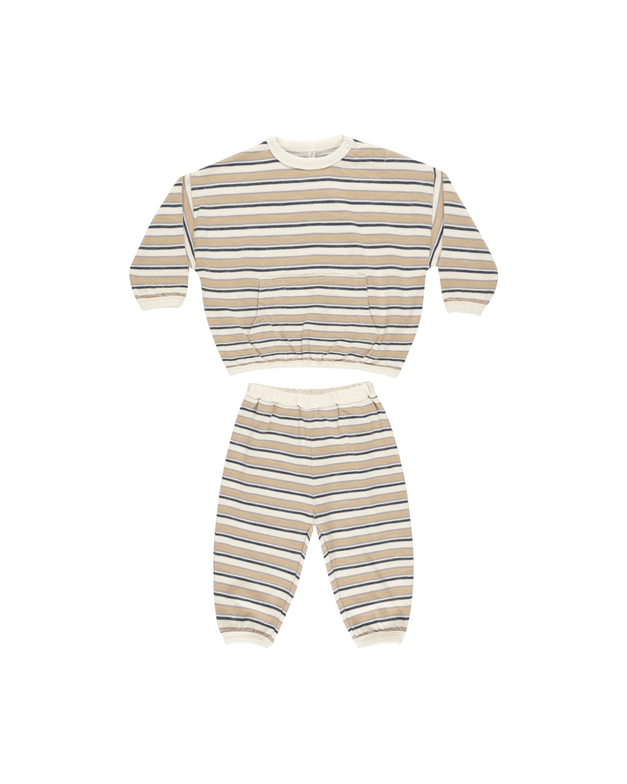 Rylee + Cru – Relaxed Set – Blue Vintage Stripe