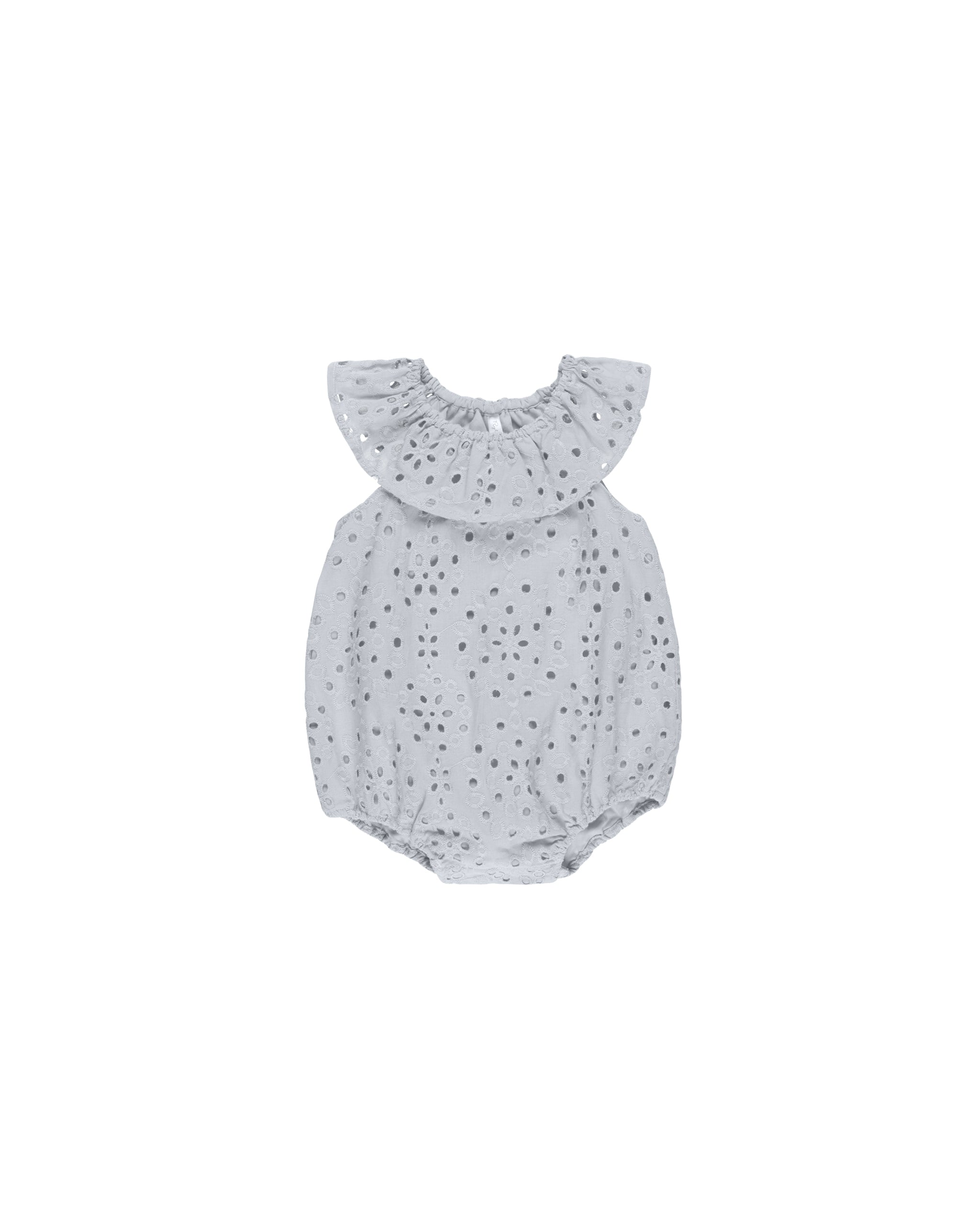 Rylee + Cru – Myla Romper – Light blue