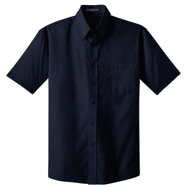 Port Authority Men’s Navy S/S Value Poplin Shirt