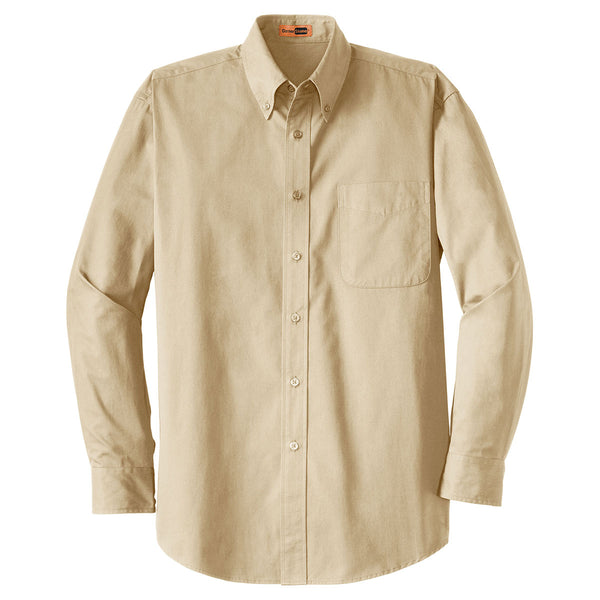 CornerStone Men’s Stone Long Sleeve SuperPro Twill Shirt