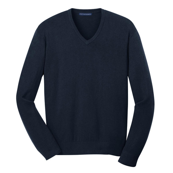 Port Authority Men’s Navy V-Neck Sweater