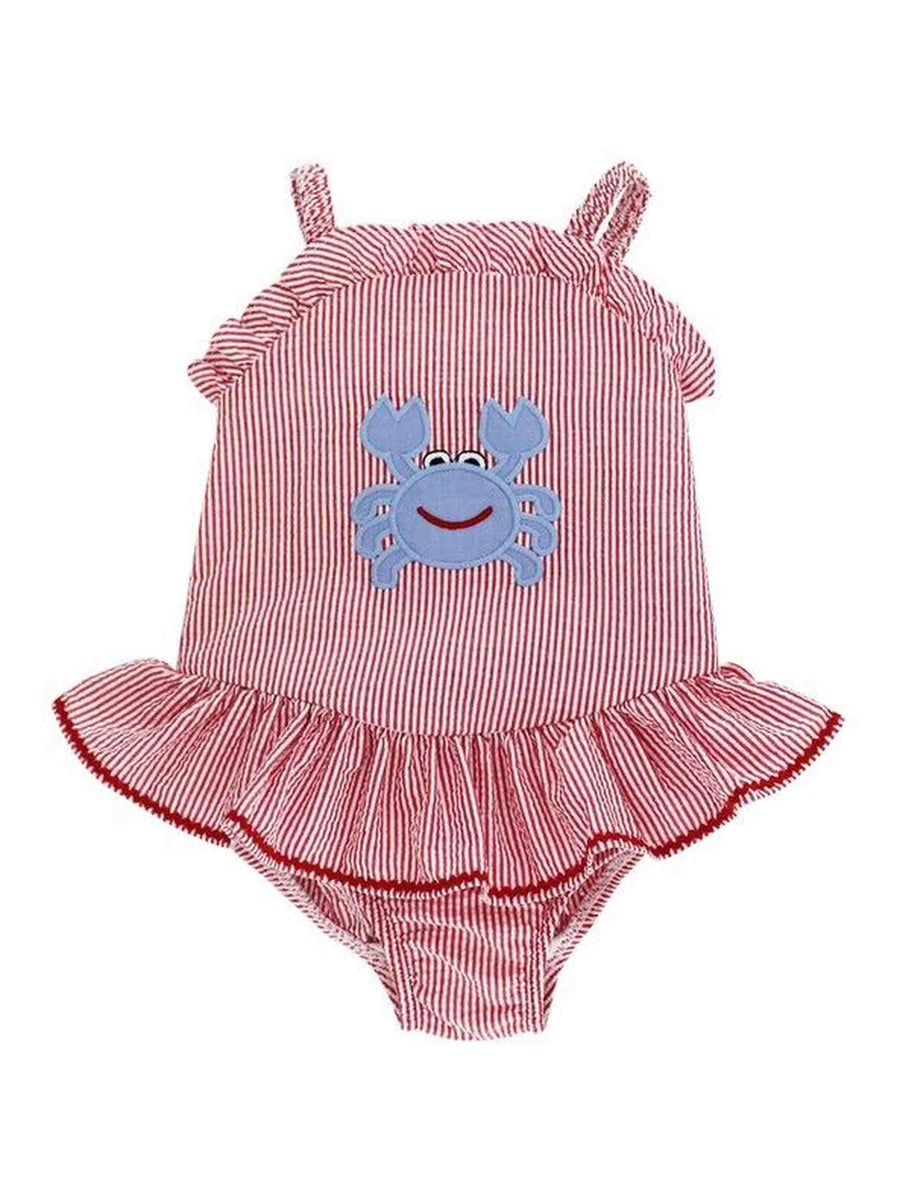 Girl Crab Swimsuit with Ruffle