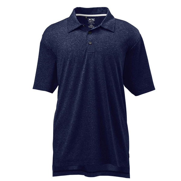 adidas Golf Men’s ClimaLite Navy S/S Heather Polo