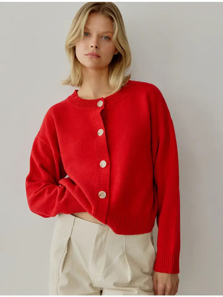 The Lucy Cardigan – Red