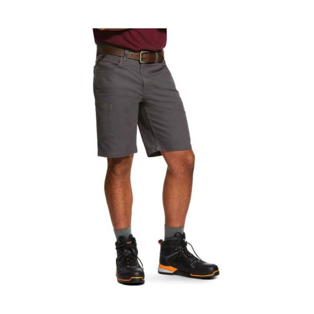 Ariat Men’s Rebar Durastretch Made Tough Short 10 Inch – Grey