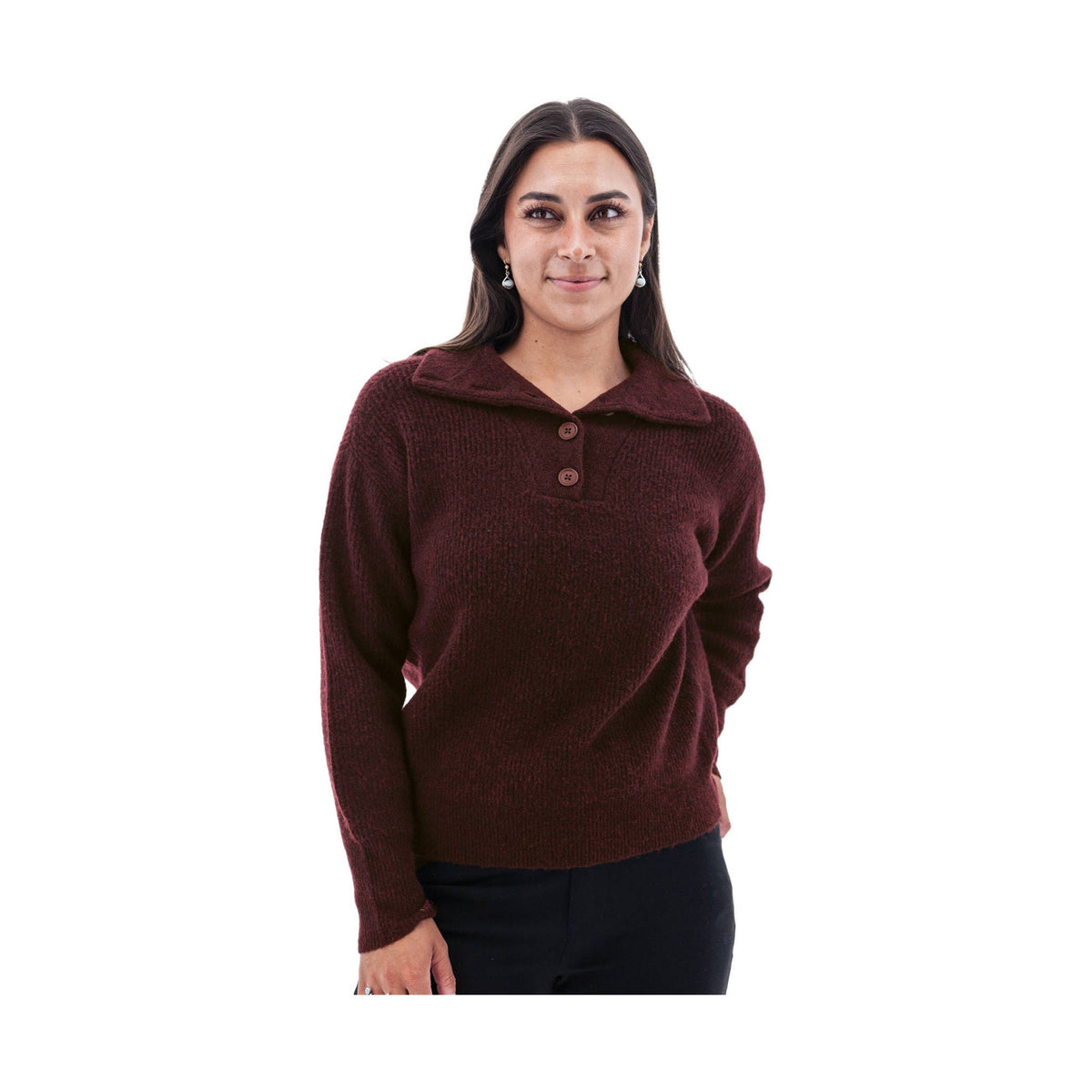 Aventura Women’s Quincy Sweater – Sun-Dried Tomato – ONLINE STORE CREDIT/EXCHANGE ONLY