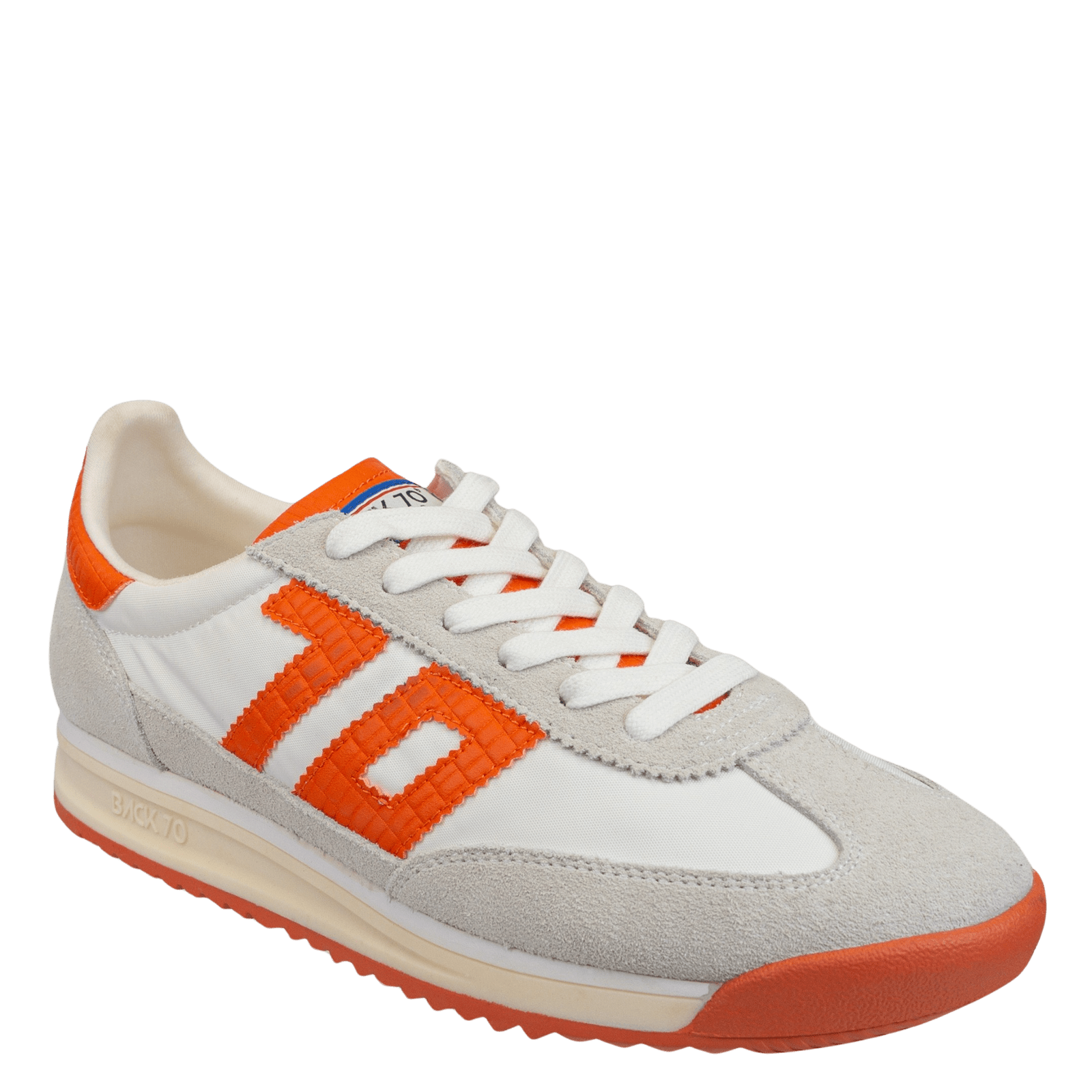 BACK 70 – BARKLEY JOGGER in WHITE ORANGE Sneakers