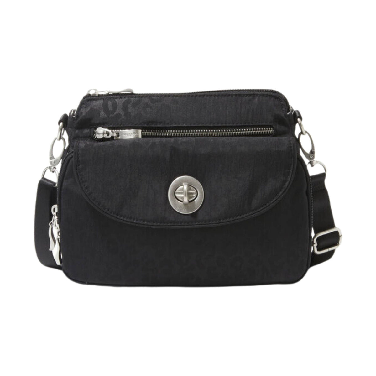 Baggallini Calais Crossbody Bag – Black Cheetah