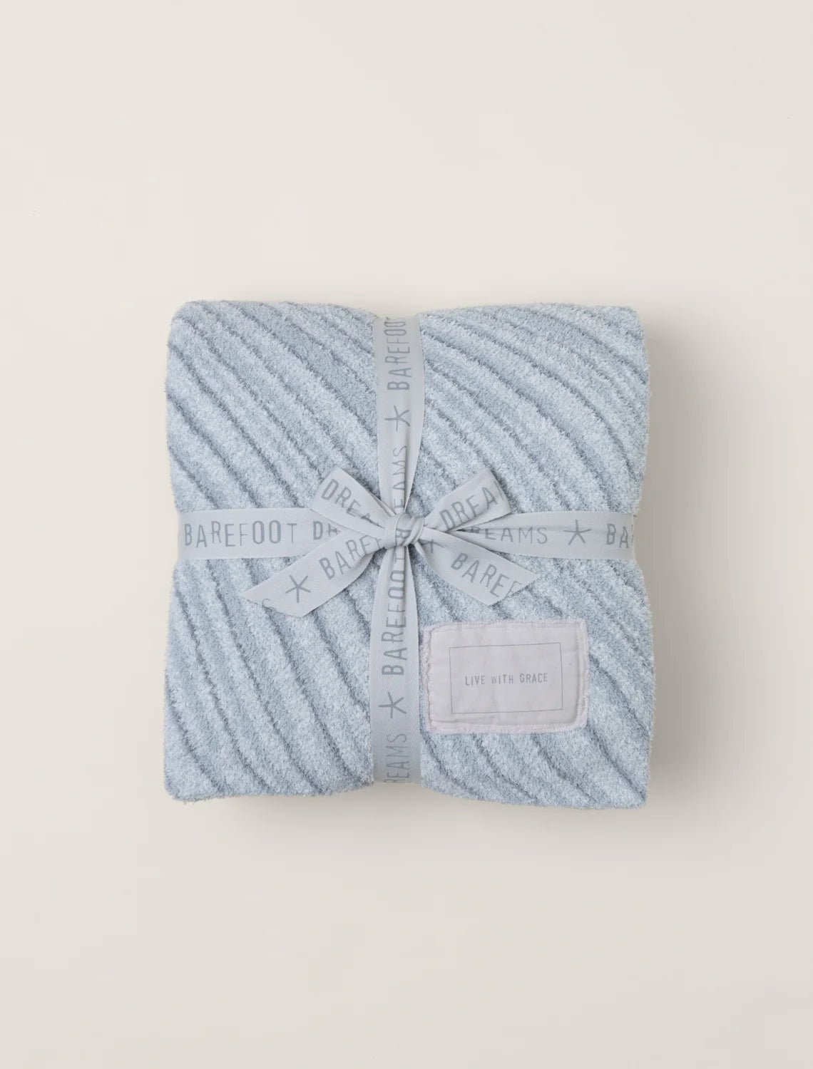 Barefoot Dreams: Cozychic Covered in Prayer Throw in Moonbeam Multi