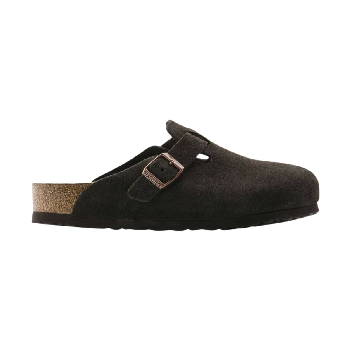 Birkenstock Boston Soft Footbed – Mocha Suede