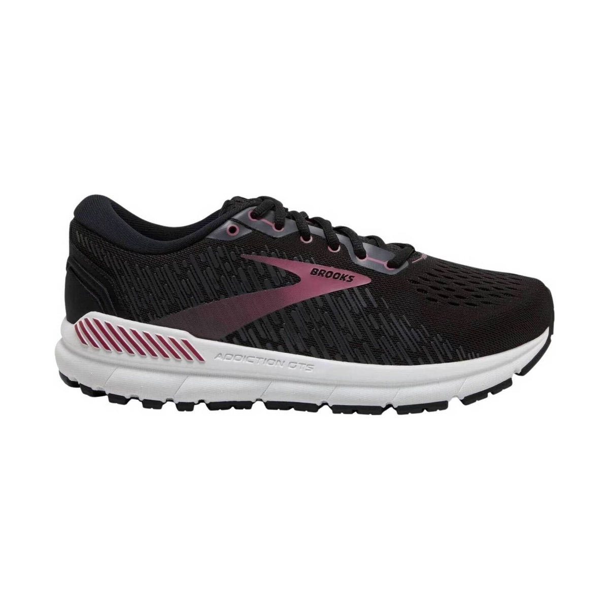 Brooks Women’s Addiction GTS 15 Running Shoe – Black/Ebony/Mauvewood