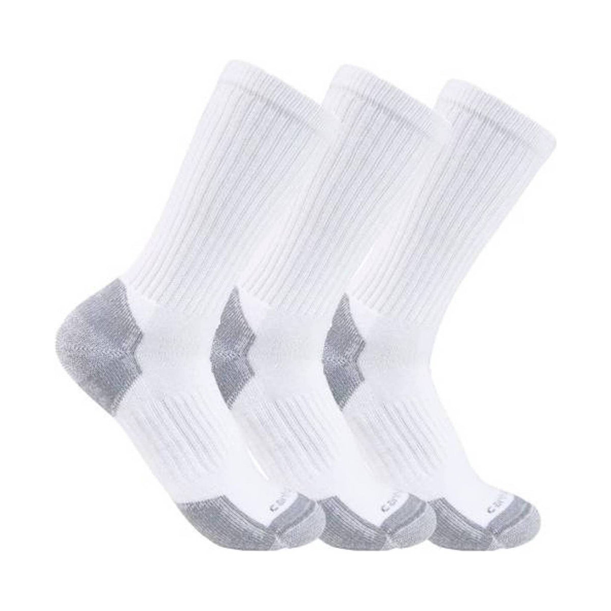 Carhartt Men’s Crew Sock 3-Pack – White