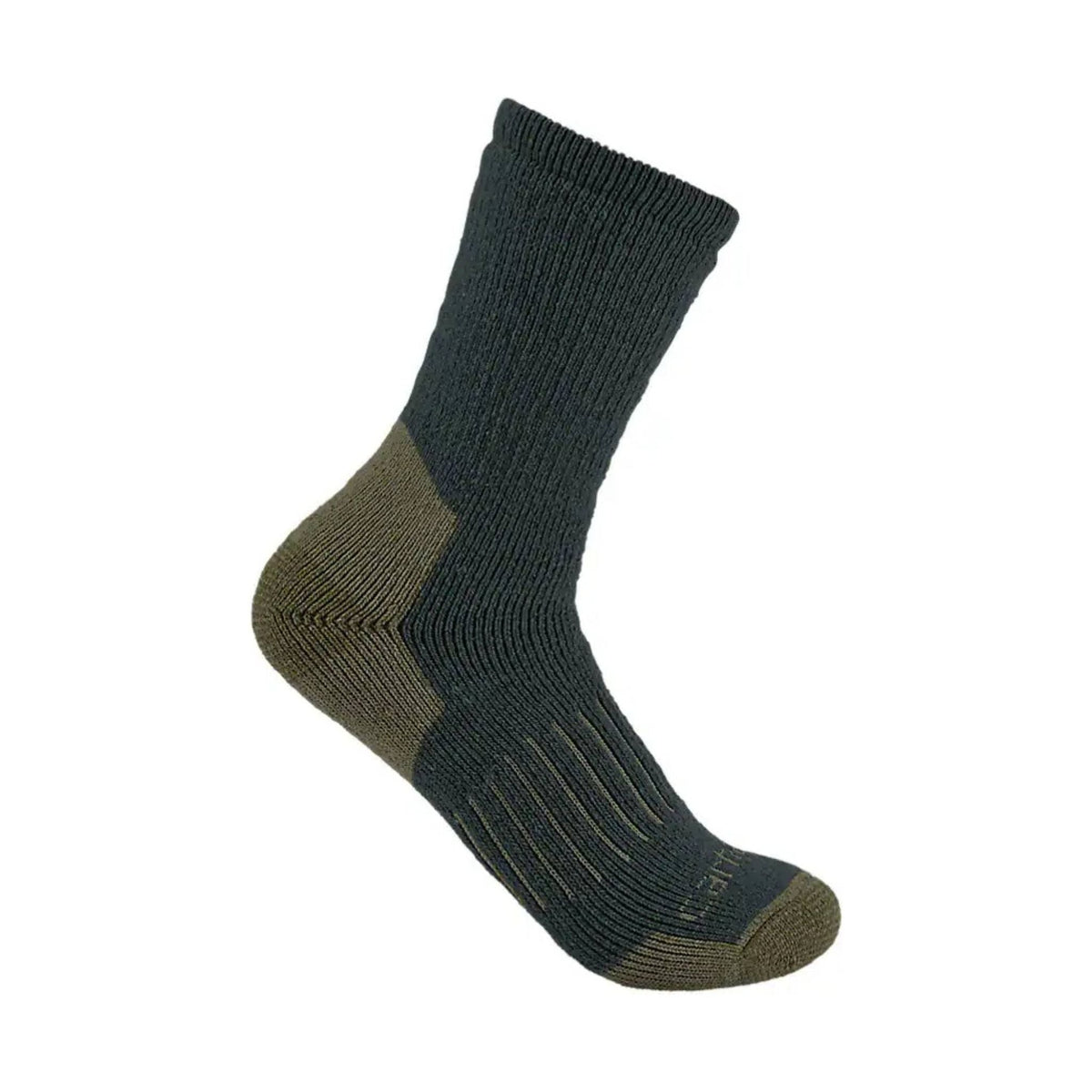 Carhartt Men’s Heavyweight Synthetic Wool Blend Crew Sock – Charcoal Heather