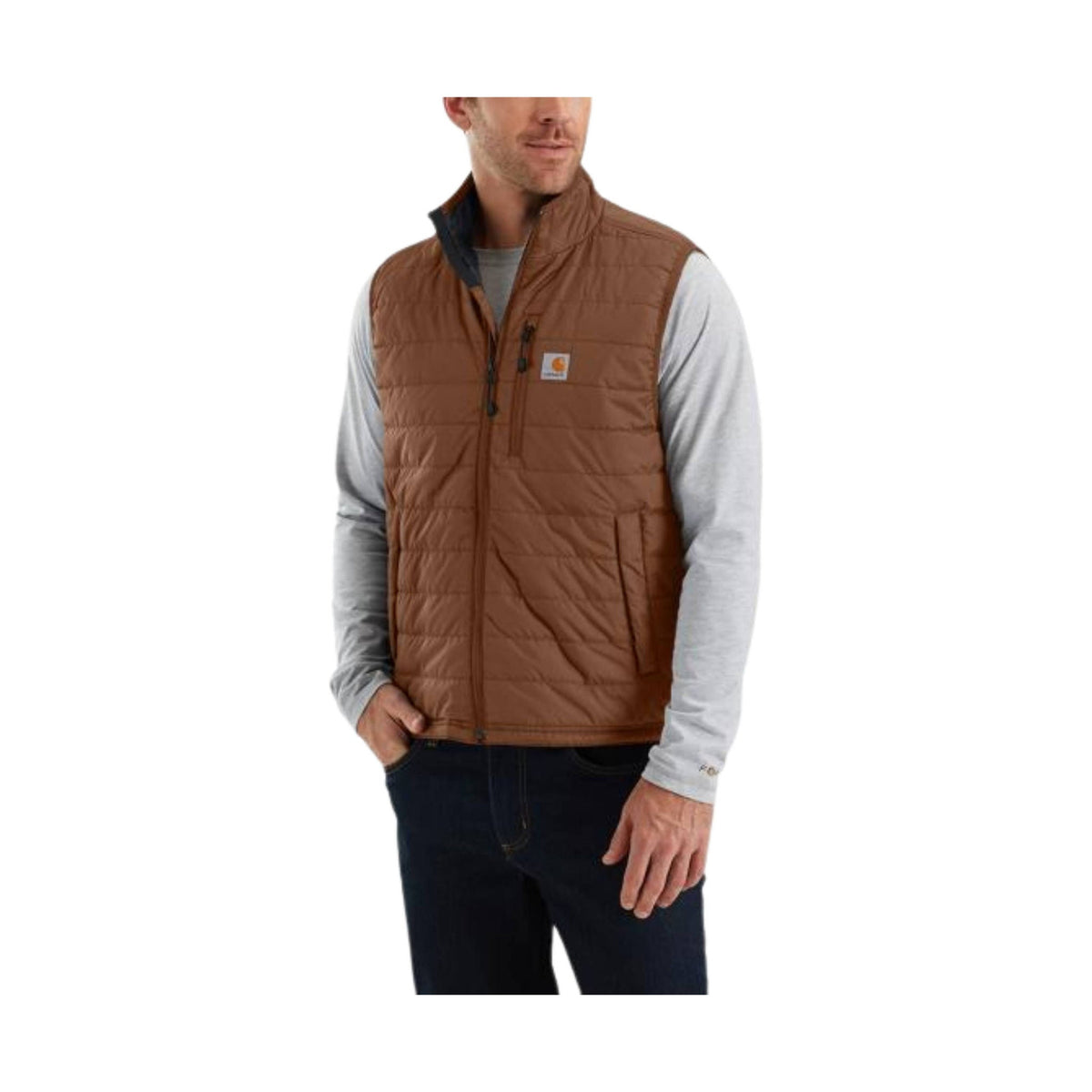 Carhartt Men’s Rain Defender Relaxed Fit Lightweight Insulated Vest – Mocha