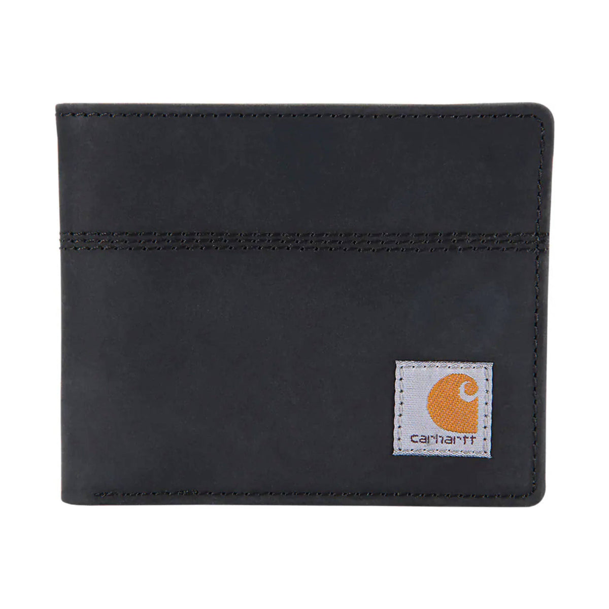 Carhartt Saddle Leather Bifold Legacy Passcase Wallet – Black