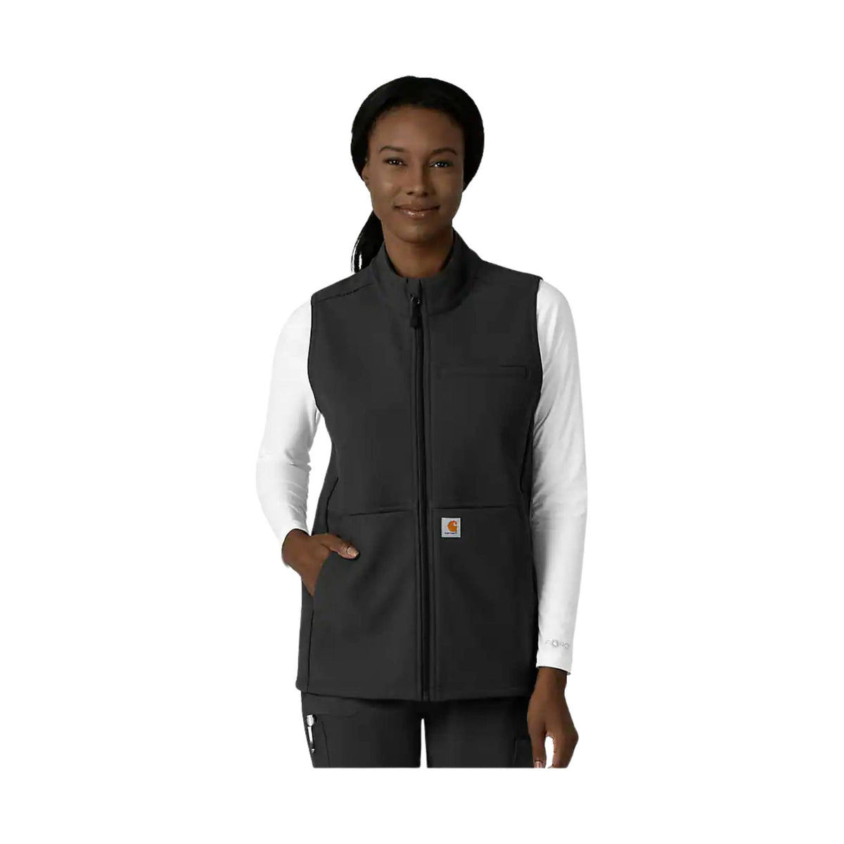 Carhartt Women’s Rugged Flex Bonded Fleece Vest – Black