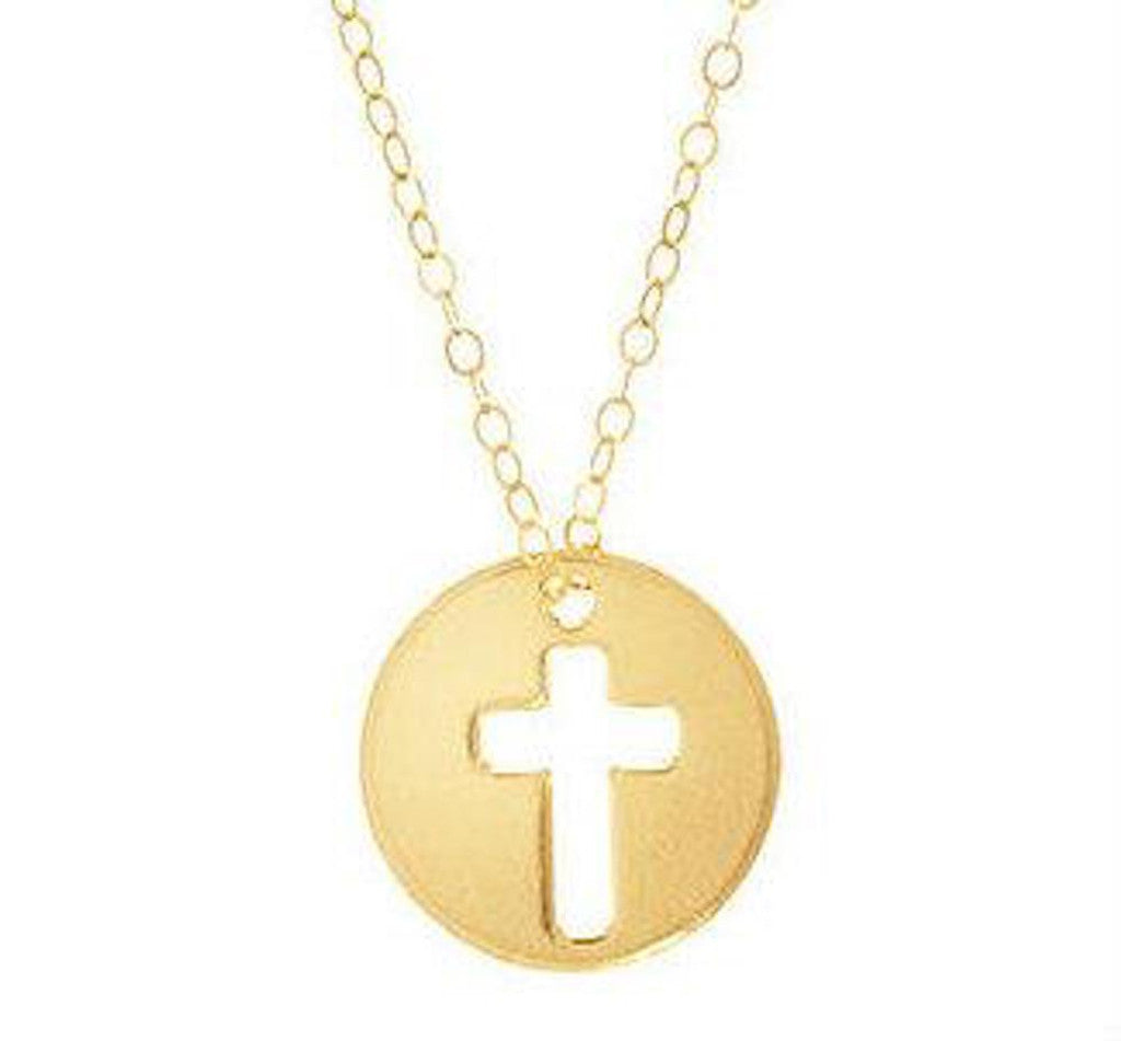 16″ Blessed Cross Charm Necklace