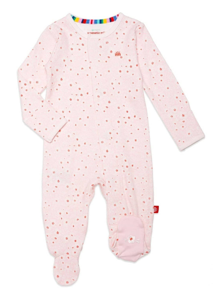 Chloe Organic Cotton Magnetic Footie