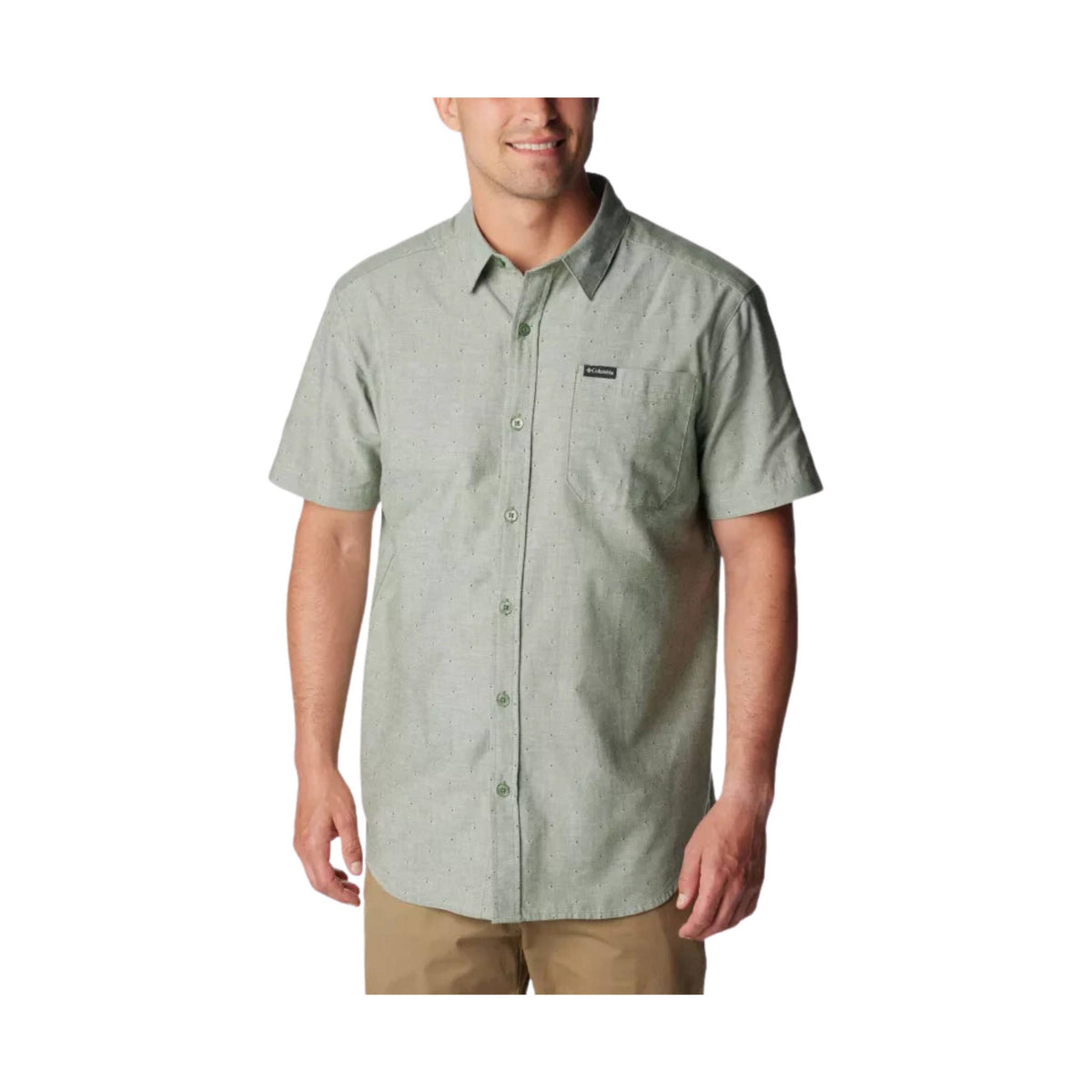 Columbia Men’s Rapid Rivers Novelty Short Sleeve Shirt – Canteen Spaced – ONLINE STORE CREDIT/EXCHANGE ONLY