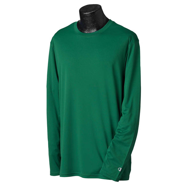 Champion Men’s Double Dry Dark Green L/S Performance T-Shirt