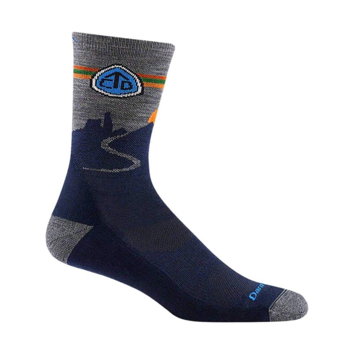 Darn Tough Vermont CDT Micro Crew Lightweight Hiking Sock – Eclipse