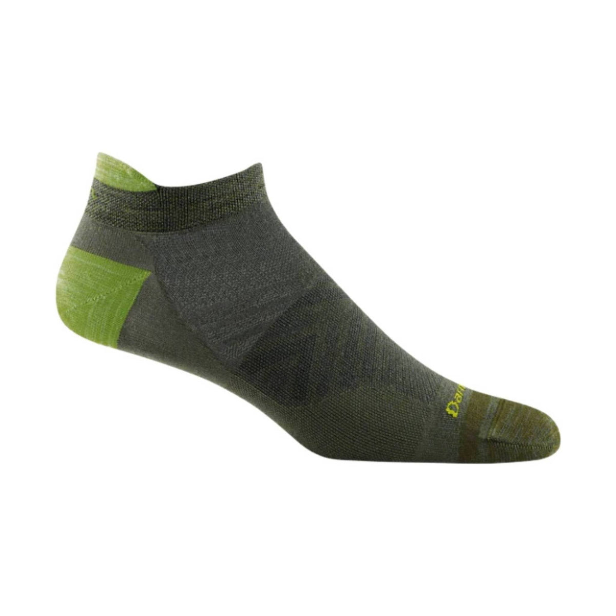 Darn Tough Vermont Men’s Run No Show Tab No Cushion Ultra Lightweight Running Sock – Fatigue