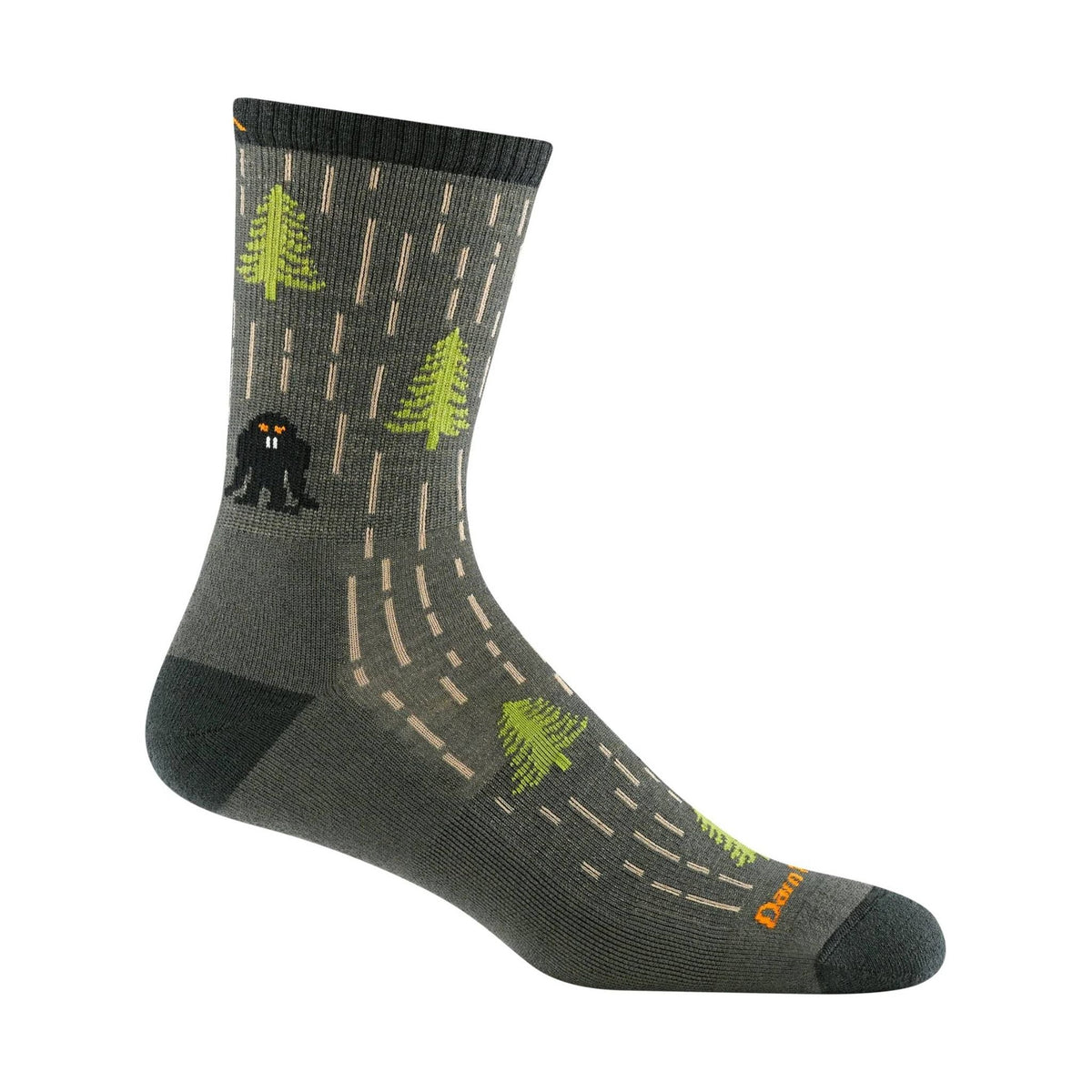 Darn Tough Vermont Men’s Yarn Goblin Micro Crew Lightweight Hiking Sock – Forest