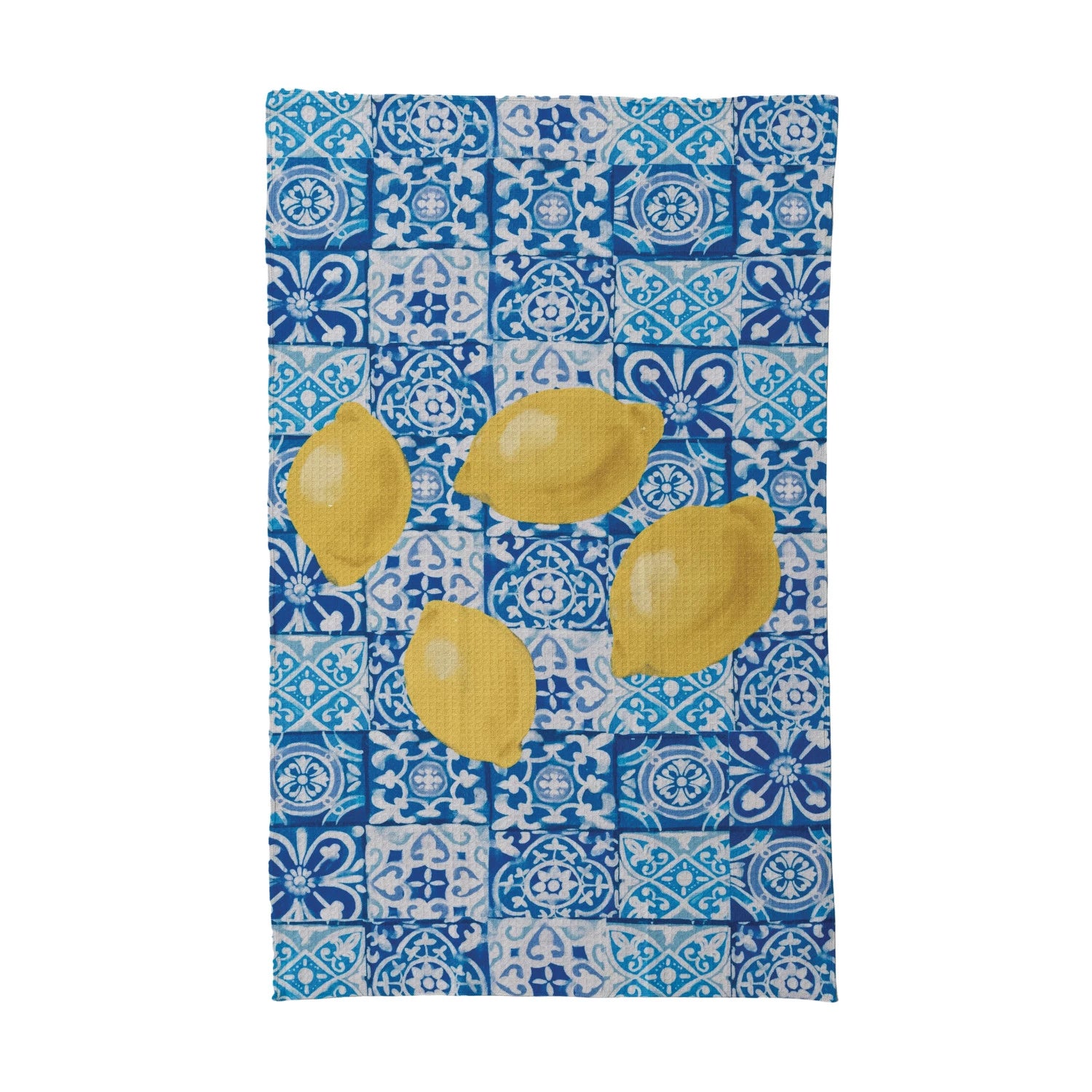 Recycled Microfiber Tea Towel – Lemons