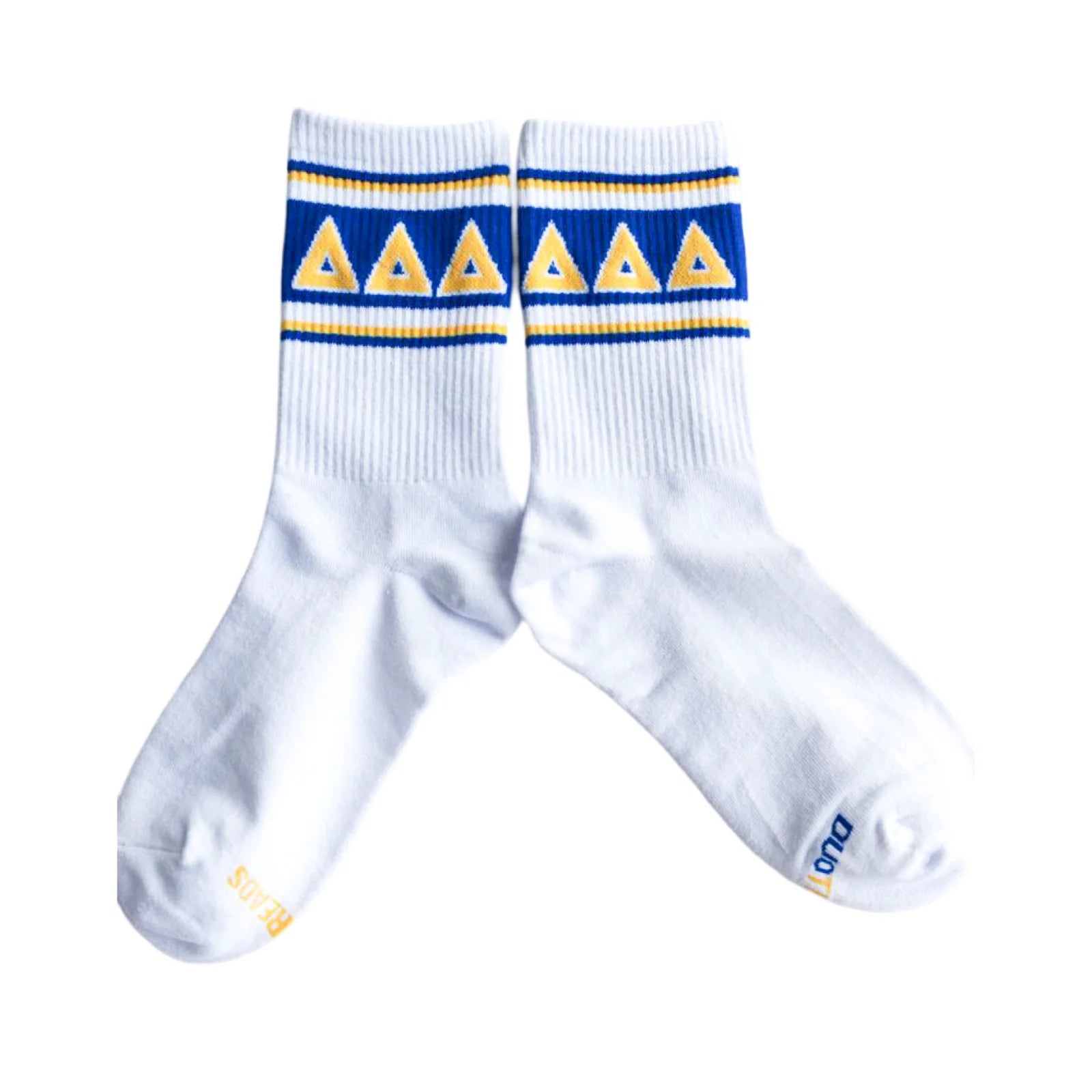 Duo Threads: Sorority Socks Delta Delta Delta