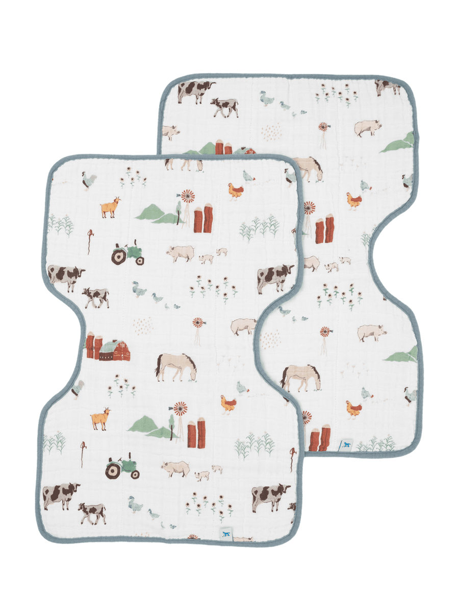 Cotton Muslin Burp Cloth – 2 Pack