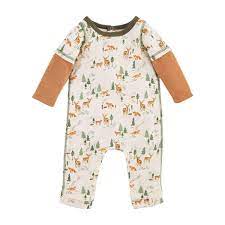 Mud Pie Gauze Deer/Fawn One-Piece