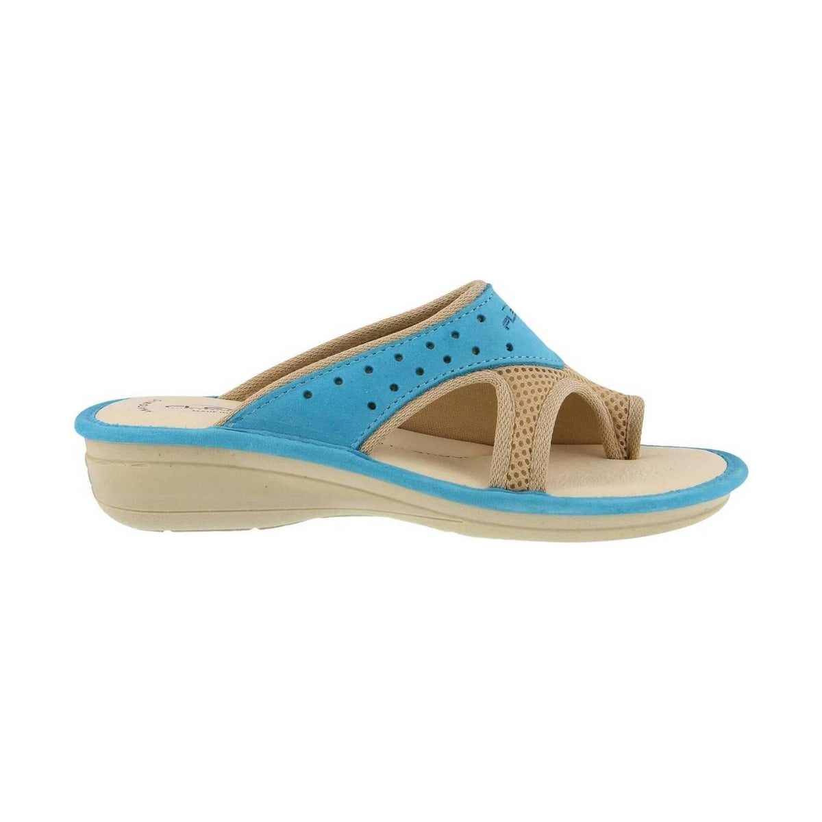 Flexus Pascalle Slide Sandal – Turquoise