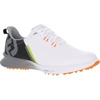 FootJoy FJ Fuel 23 Previous Season Shoe Style Spikeless in White / Black / Orange