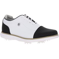 Ladies FootJoy Traditions Previous Season Shoe Style Golf Shoe in White / Black